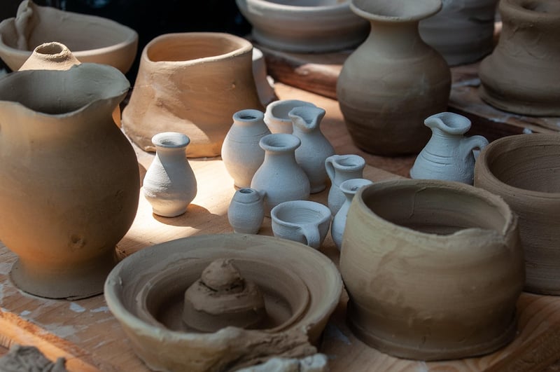 Upcycled pottery